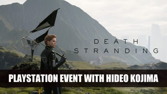Interview pour Death Stranding, avec Hideo Kojima et Hermen Hulst pendant un livestream Playstation à l’E3 2018