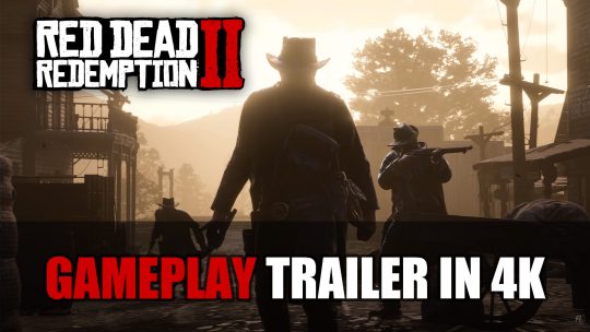 Nouvelle vidéo de Gameplay en 4K sur PS4 Pro pour Red Dead Redemption
