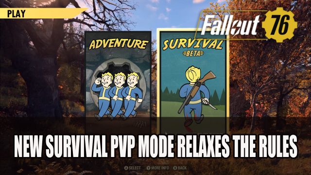 Fallout 76’s New Survival PvP Mode Relaxes the Rules
