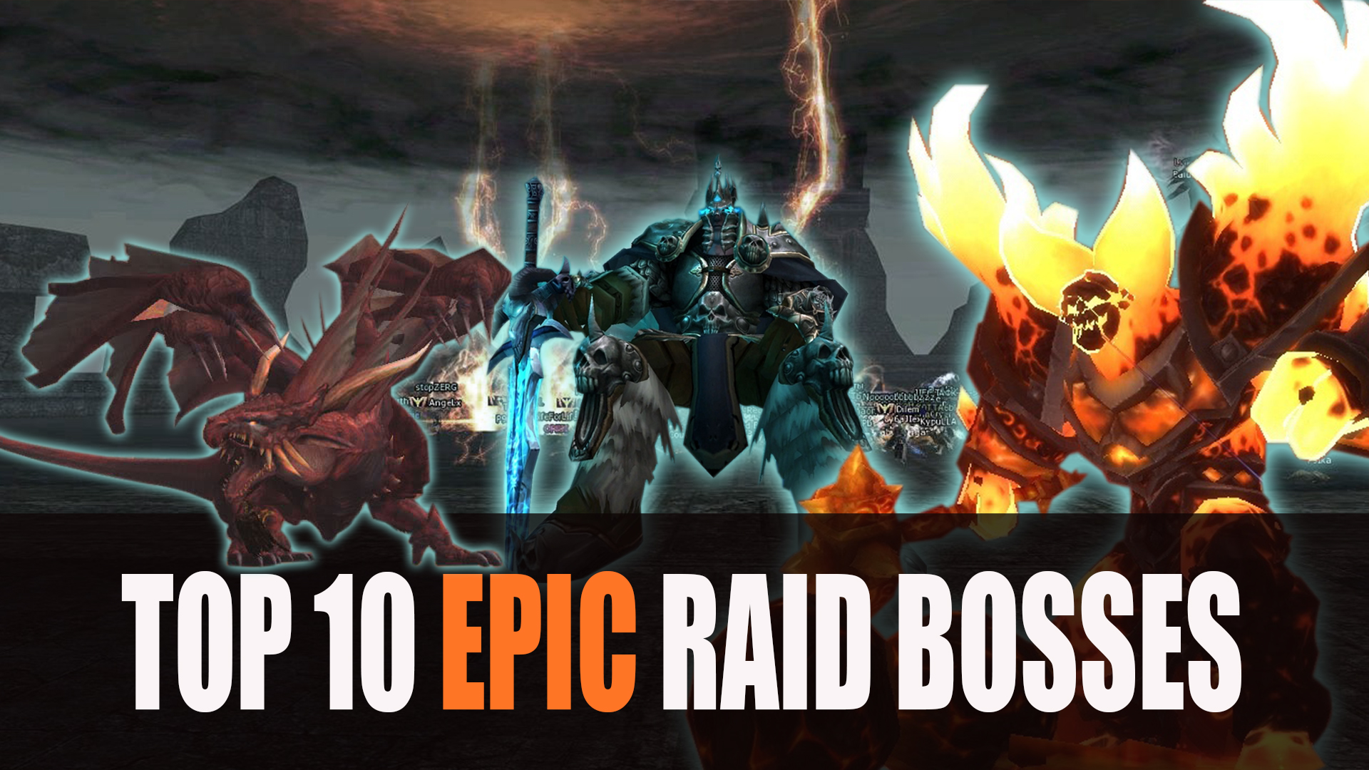 Top 10 Epic Raid Bosses in MMORPGs - Fextralife