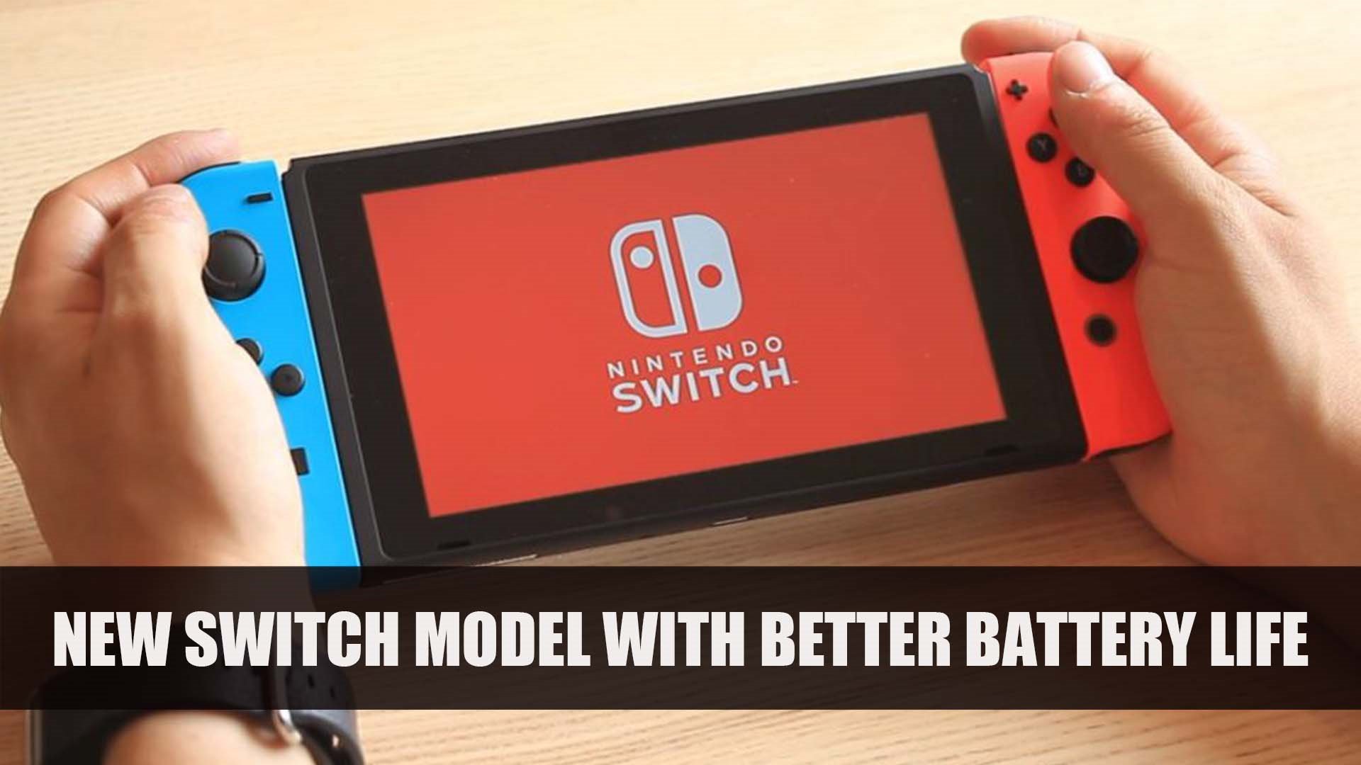 Nintendo Announces New Switch Model With Better Battery Life
