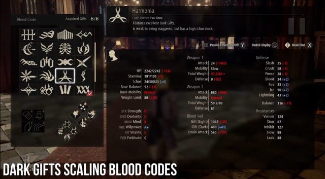 How to choose a blood code in Code Vein - Polygon