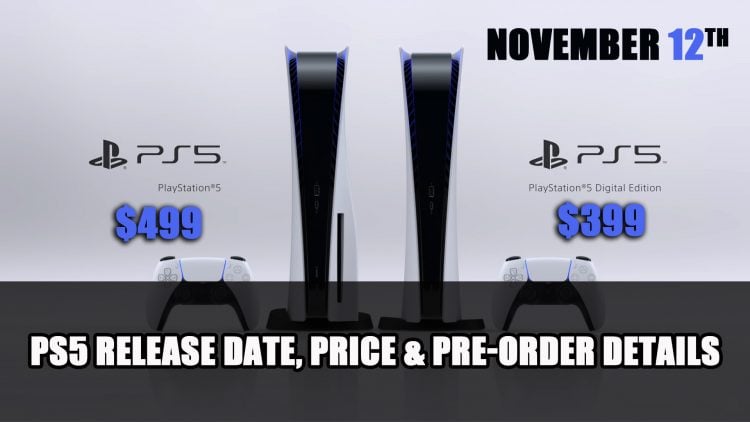 PS5 Release Date Announced: Price, Launch Date, Pre-Orders