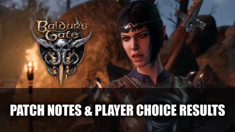 Baldur’s Gate 3 Patch Notes Share Player In-Game Choice Results