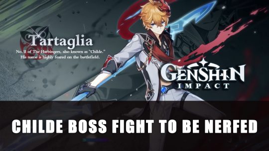 Genshin Impact to Nerf Boss Fight Against Childe in Story Version