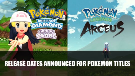 Pokemon Brilliant Diamond and Shining Pearl Plus Pokemon Arceus Release Dates Announced