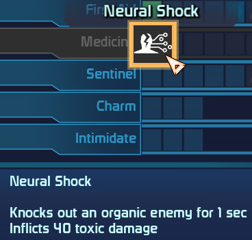 Sentinel Neural Shock Ability