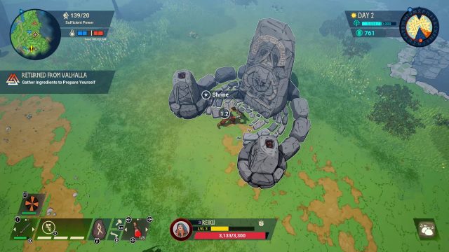 Tribes of Midgard Review Impressions Gameplay and Combat (Gathering Resources and Crafting)