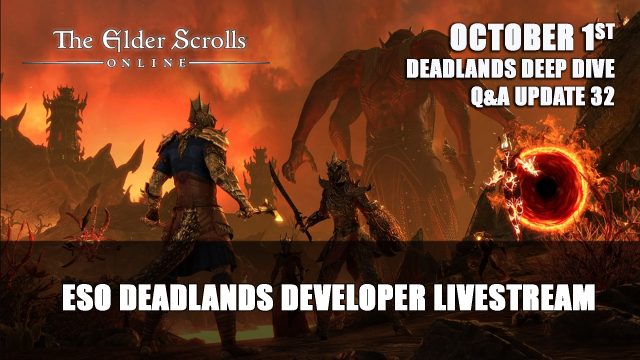 Elder Scrolls Online Deadlands Gates of Oblivion Year-End Stream October 1st