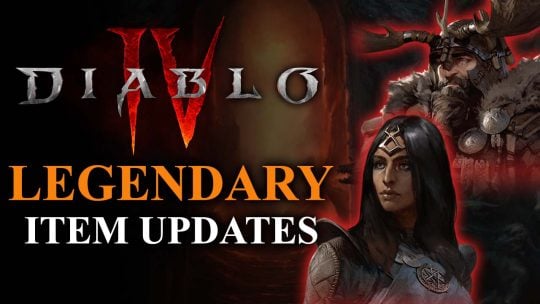 Diablo IV Quarterly Update Focuses on Legendary Items and More