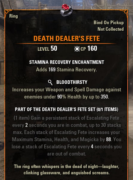 ESO Death Dealer’s Fete Mythic Item