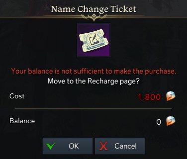 Lost Ark Name Change Ticket