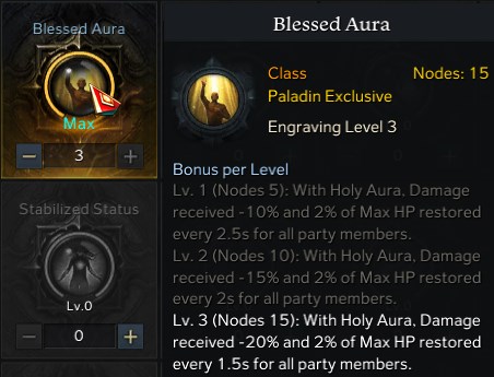 Lost Ark Paladin Advanced Class Guide Blessed Aura Engraving and Playstyle