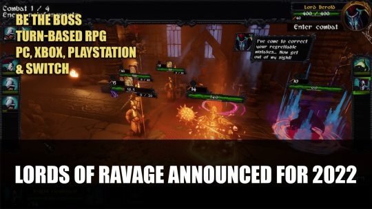 Lords of Ravage is a Turn-based Strategy RPG Where You Play as the Final Boss