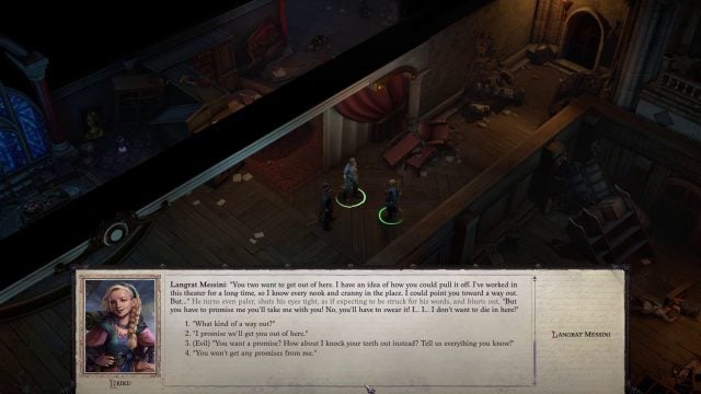 Pathfinder WotR Through the Ashes DLC Overview Impressions Interacting with Common Citizens of Kenabres