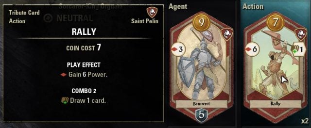 ESO Tales of Tribute Best Cards Guide - Saint Pelin Rally Card