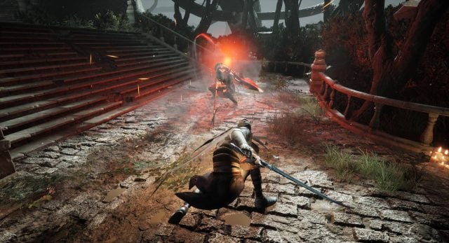 Souls-like fast-paced combat