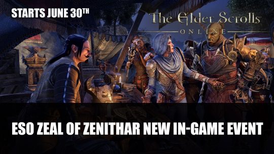 Elder Scrolls Online New Zeal of Zenithar In-Game Event