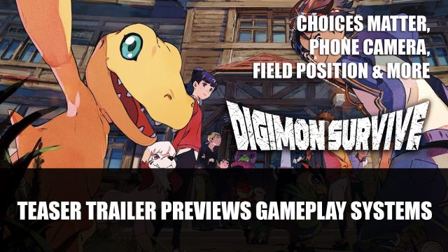 Digimon Survive Previews Gameplay Systems in Latest Teaser Trailer