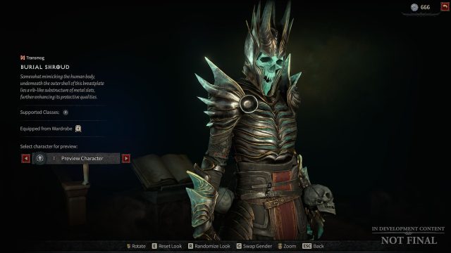 Diablo 4 - The Shop Preview Functionality
