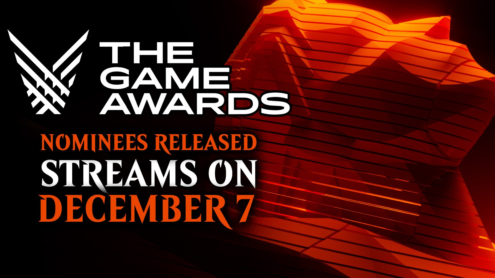 The Game Awards 2022  The Game Awards nominees are coming Monday