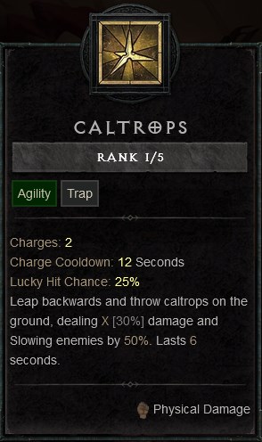 Diablo 4 Rogue Build - Caltrops Agility Skill to Slow Down Enemies