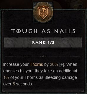Tough as Nails Passive Skill