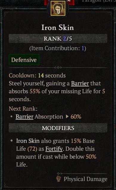 Diablo 4 Bleed Barbarian Build - Iron Skin