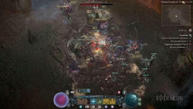 Diablo 4 Blightlord Build with Bonded in Essence and Death's Defense for Minion Resilience