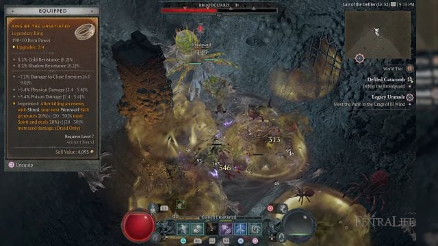 Diablo IV Druid Build - Aspect of the Unsatiated