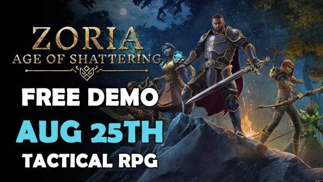 Zoria: Age of Shattering a Tactical RPG is Getting a Free Demo on August 25th