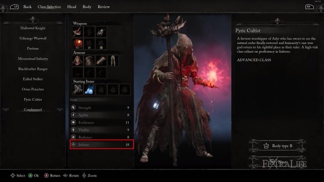 Lords of the Fallen - Character Creation