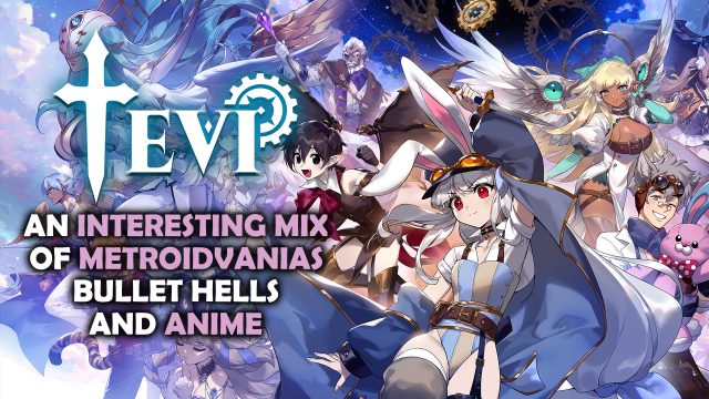 TEVI is an Upcoming Mix of Anime, Metroidvanias, and Bullet-Hell Games