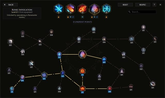 Last Epoch Runemaster Build Guide - Fire Claw - Rune Invocation Skill Tree