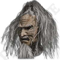 Okina Mask is part of the White Reed Armor Set, and looks like an old man gritting his teeth.